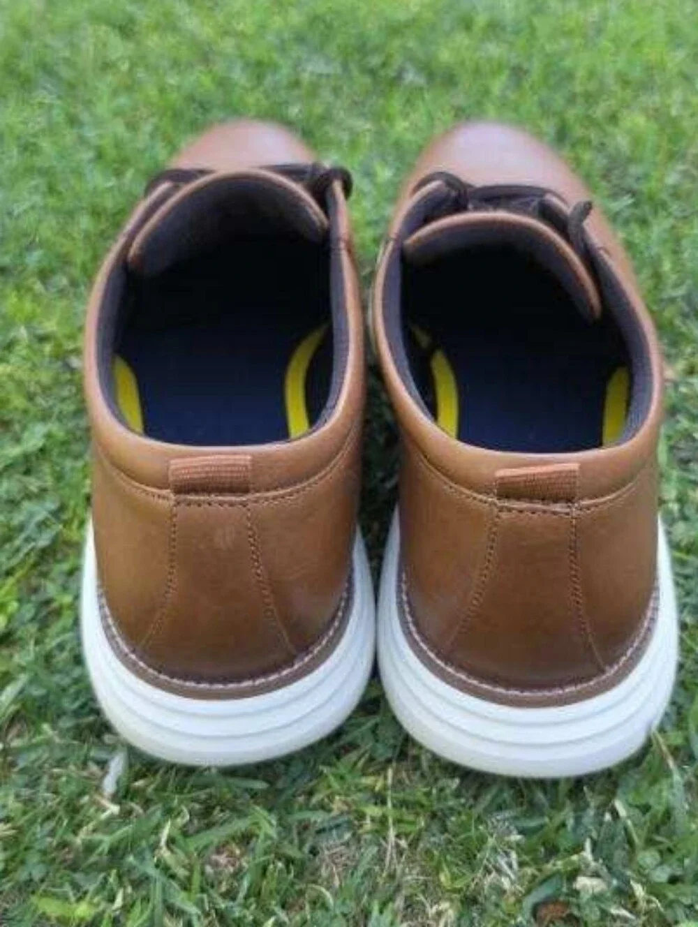 NEWCole Haan Grand+ Ultra Oxford Shoes Mens Size 8.5M British Tan Brown Leather
